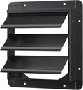 10 Inch Aluminum Automatic Shutter Louver Vent (No Fan Blades and Motor) for Home Attics, Workshops, Barn, Greenhouse