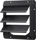 12 Inch Aluminum Automatic Shutter Louver Vent (No Fan Blades and Motor) for Home Attics, Workshops, Barn, Greenhouse