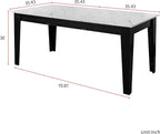 KEIKI 70.87”-106.3”L Extendable Dining Room Table for 6-10 People, Wood Modern Rustic Rectangle Expandable Kitchen Living Meeting Room Gatherings Furniture, 3 Tabletop Length Options, Marble White