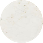 SAFAVIEH Home Collection - Avanni Accent Side Table, Ivory Round Top & Gold Metal Base (ACC5510A)