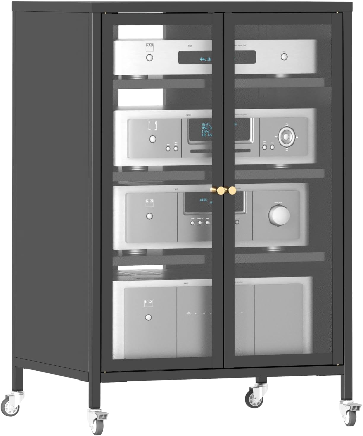 White Metal Kitchen Pantry Cabinet, Adjustable Shelves Storage Cabinet with Silent Magnetic Door, Freestanding Storage Cabinet for Small Kitchen Living Room Pantry, 27.6x13.8x72 Inches