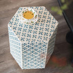 Mobile Side Table Handmade Shell Shaped Table Living Room Sofa Side Dining Coffee Balcony Decor Home Accent