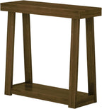 Plank+Beam Classic Console Table, with Shelf, 36 Inch, Walnut