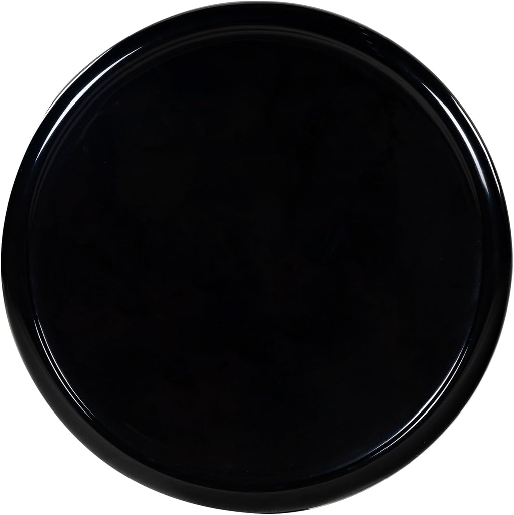 SAFAVIEH Couture Collection - Lolita Black Concrete Accent Table, Modern Round Top Side Table, High Gloss Finish, Fully Assembled (SFV2622A)