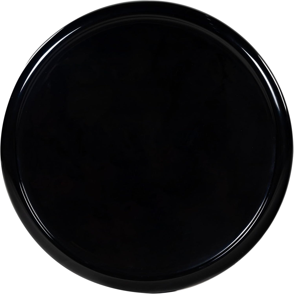 SAFAVIEH Couture Collection - Lolita Black Concrete Accent Table, Modern Round Top Side Table, High Gloss Finish, Fully Assembled (SFV2622A)