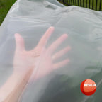 RESILIA Clear Greenhouse Sheeting - UV-Protected, Heavy-Duty Gauge Outdoor Polyethylene Cover for Weatherproofing Greenhouses, Garden, Plants, 12' by 28' Roll, 6 Mil, 0.006 Inch, Thick, Made in USA