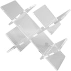 Countertop Wine Rack, 5 Bottle Wine Holder Stand with Transparent Acrylic Tabletop Storage for Home Kitchen Bar