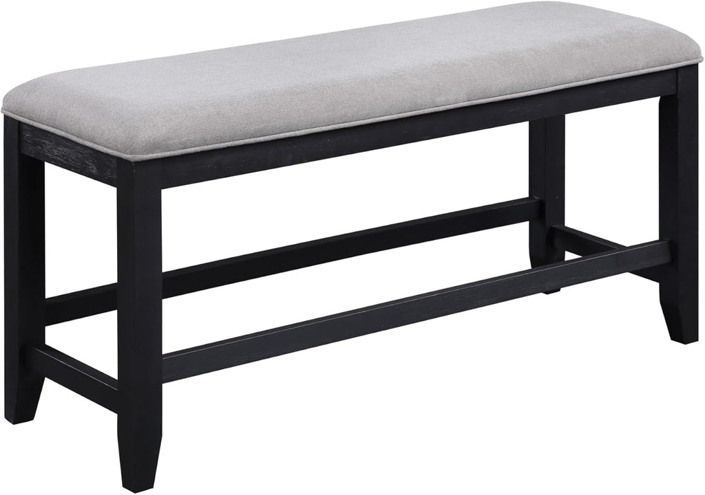 Steve Silver Furniture Yves Counter Bench Grey