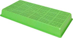 SUNPACK 10" x 20" Heavy Duty Mesh Plastic Seed Starting Tray, Green, 2.3" (Pack of 30) - Ensures Water Drainage and Aeration, Perfect for Greenhouses or Indoor Gardening