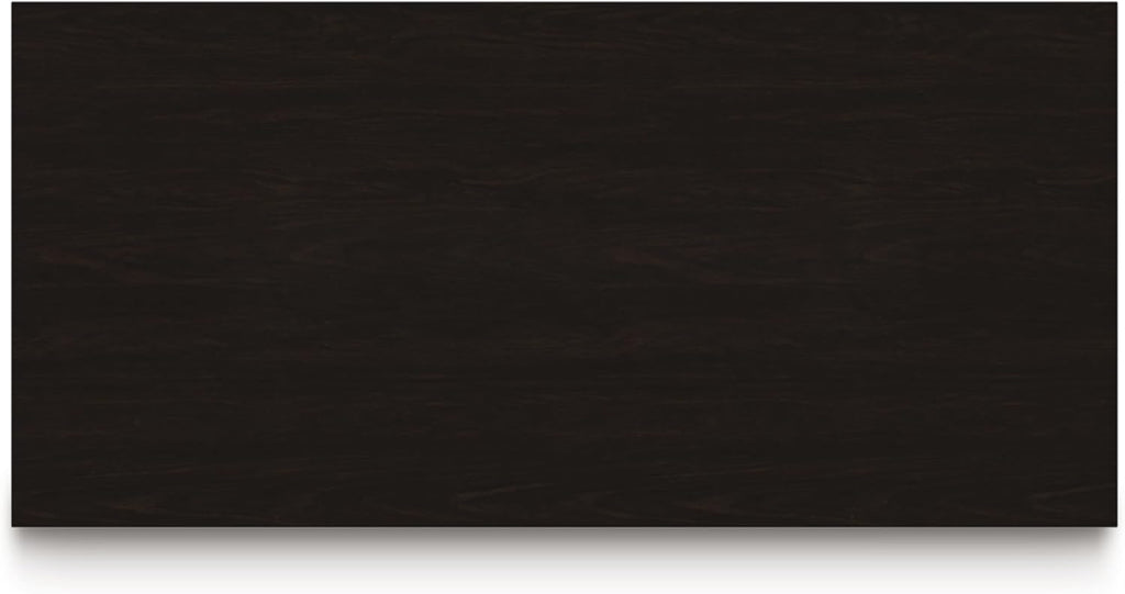 Signature Design by Ashley Neymorton Modern Counter Height Dining Table with Trestle Base, Thick Top Profile, Mango Veneer, Dark Brown Finish, Seats 4