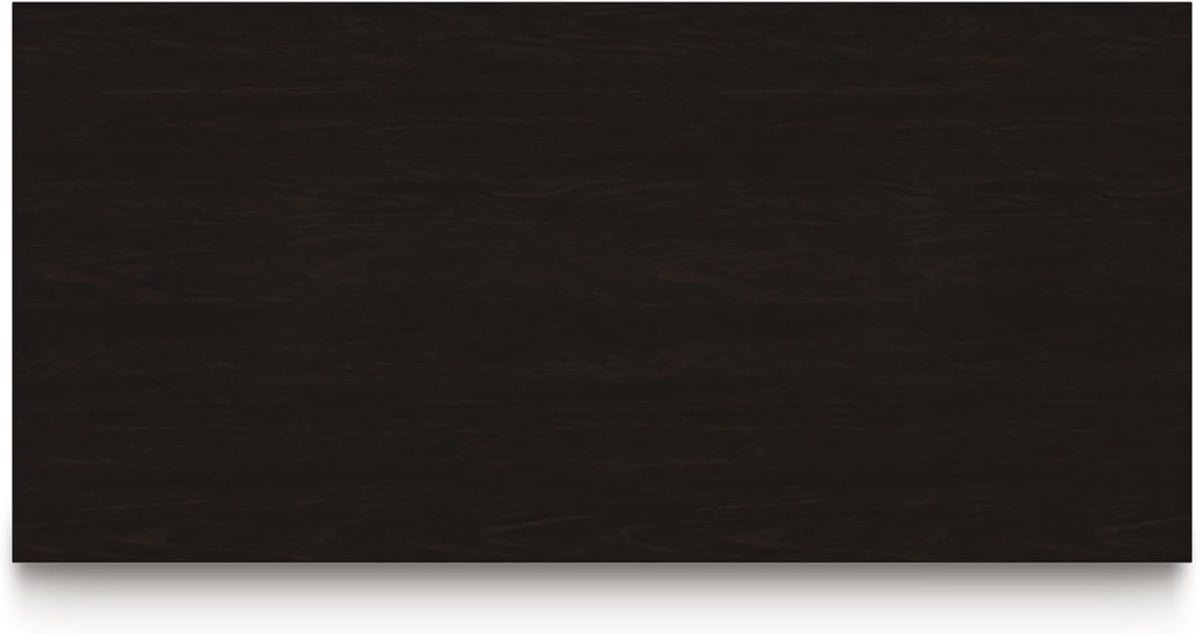 Signature Design by Ashley Neymorton Modern Counter Height Dining Table with Trestle Base, Thick Top Profile, Mango Veneer, Dark Brown Finish, Seats 4