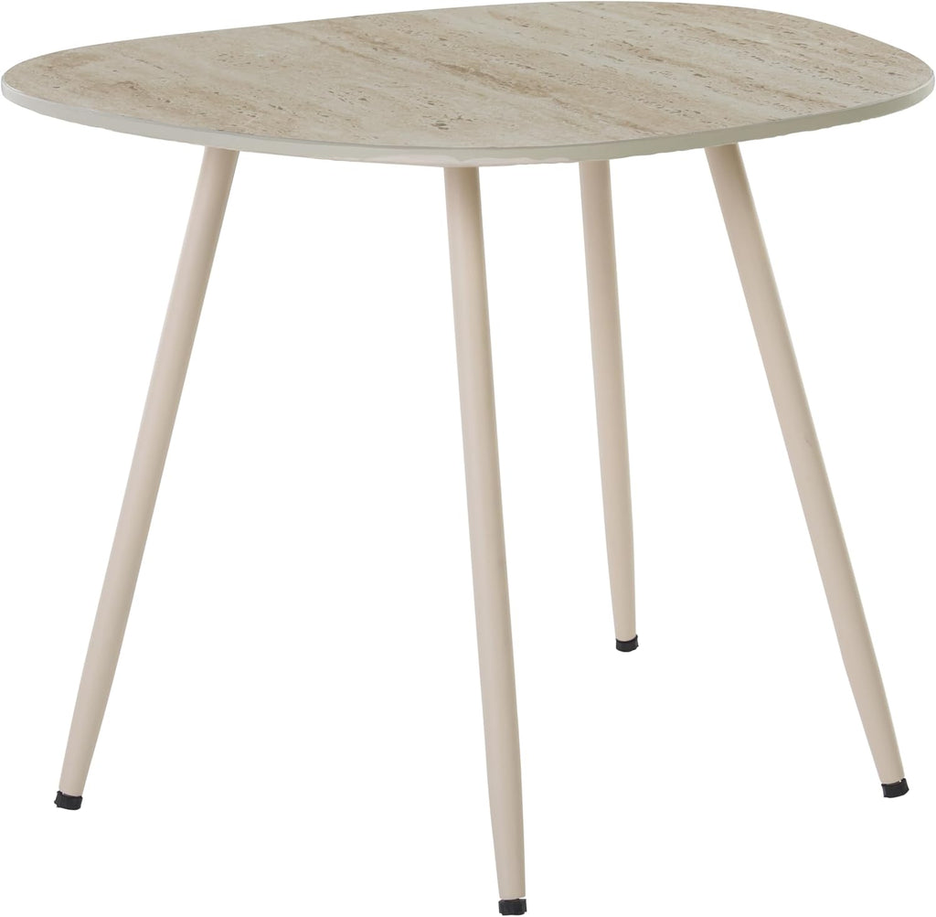 SAFAVIEH Home Collection - Mint Small Side Table, Beige Ceramic Accent Table with Slim Legs, Fully Assembled (ACC2914A)