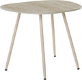 SAFAVIEH Home Collection - Mint Small Side Table, Beige Ceramic Accent Table with Slim Legs, Fully Assembled (ACC2914A)