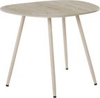 SAFAVIEH Home Collection - Mint Small Side Table, Beige Ceramic Accent Table with Slim Legs, Fully Assembled (ACC2914A)