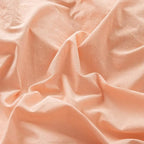 FACE TWO FACE Bedding Duvet Cover Set 3 Pieces 100% Washed Cotton Duvet Cover Linen Like Textured Breathable Durable Soft Comfy (King, Pink)