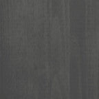 Dark Grey Solid Pine Wood Sideboard with MDF Large Storage, Rustic Style Furniture for Living Room Dining Area, 2 Doors and Built-in Shelves Organizer