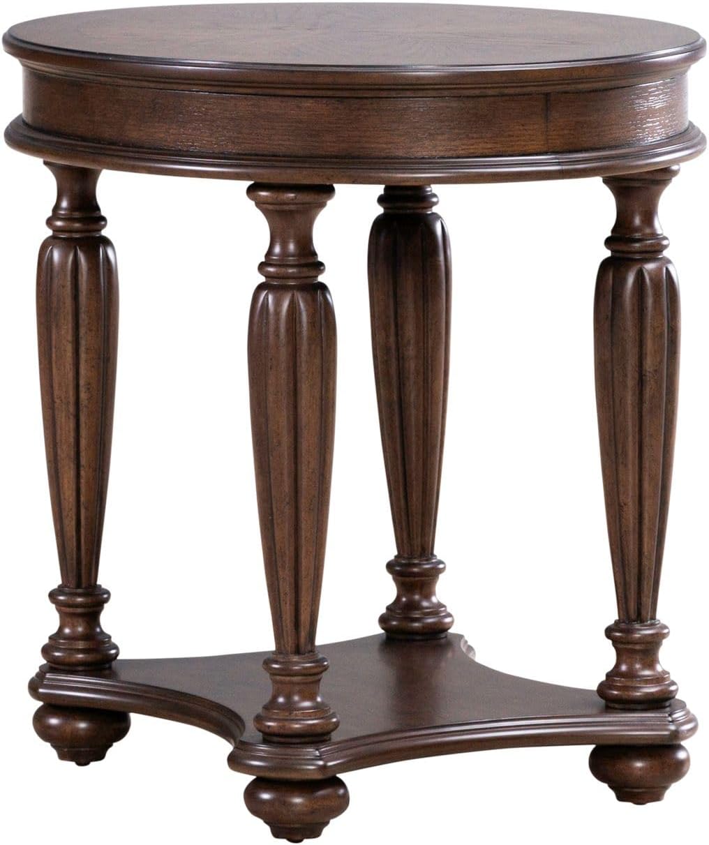 Liberty Furniture Allington Oval End Table for Living Room - Satin Sienna