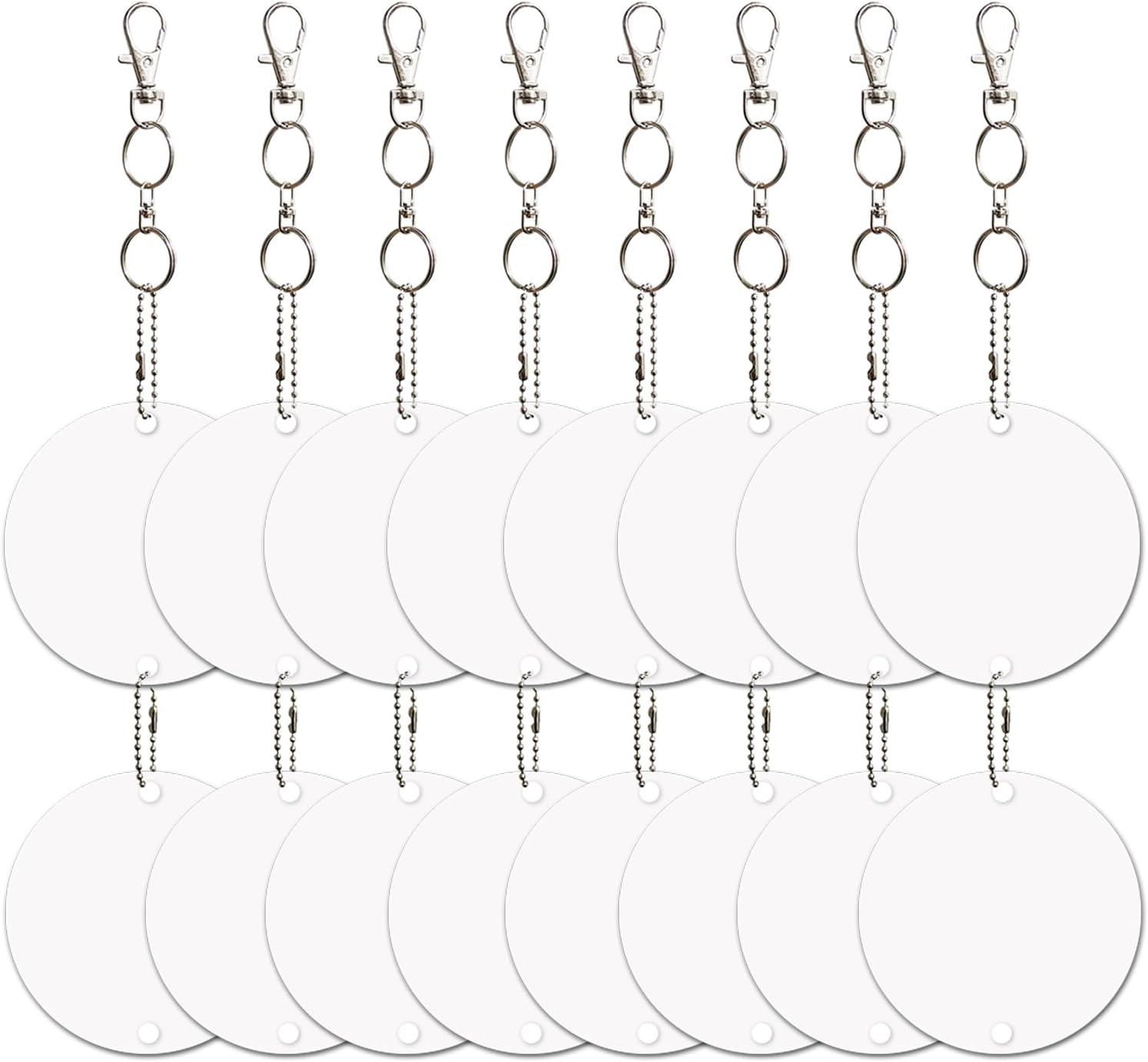 Keep Birds Away Mirror Disc, Hanging Reflectors to Scare Birds Away from Your House and Garden, 16 Round Discs