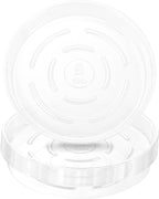 Plant Saucer 30 Pack Plant Trays for Pots 12 Inch Plastic Plant Saucers for Outdoors and Indoors Clear Drip Trays for Potted Plants Flower Pot Plates to Catch Water Plant Drainage Dishes No Holes