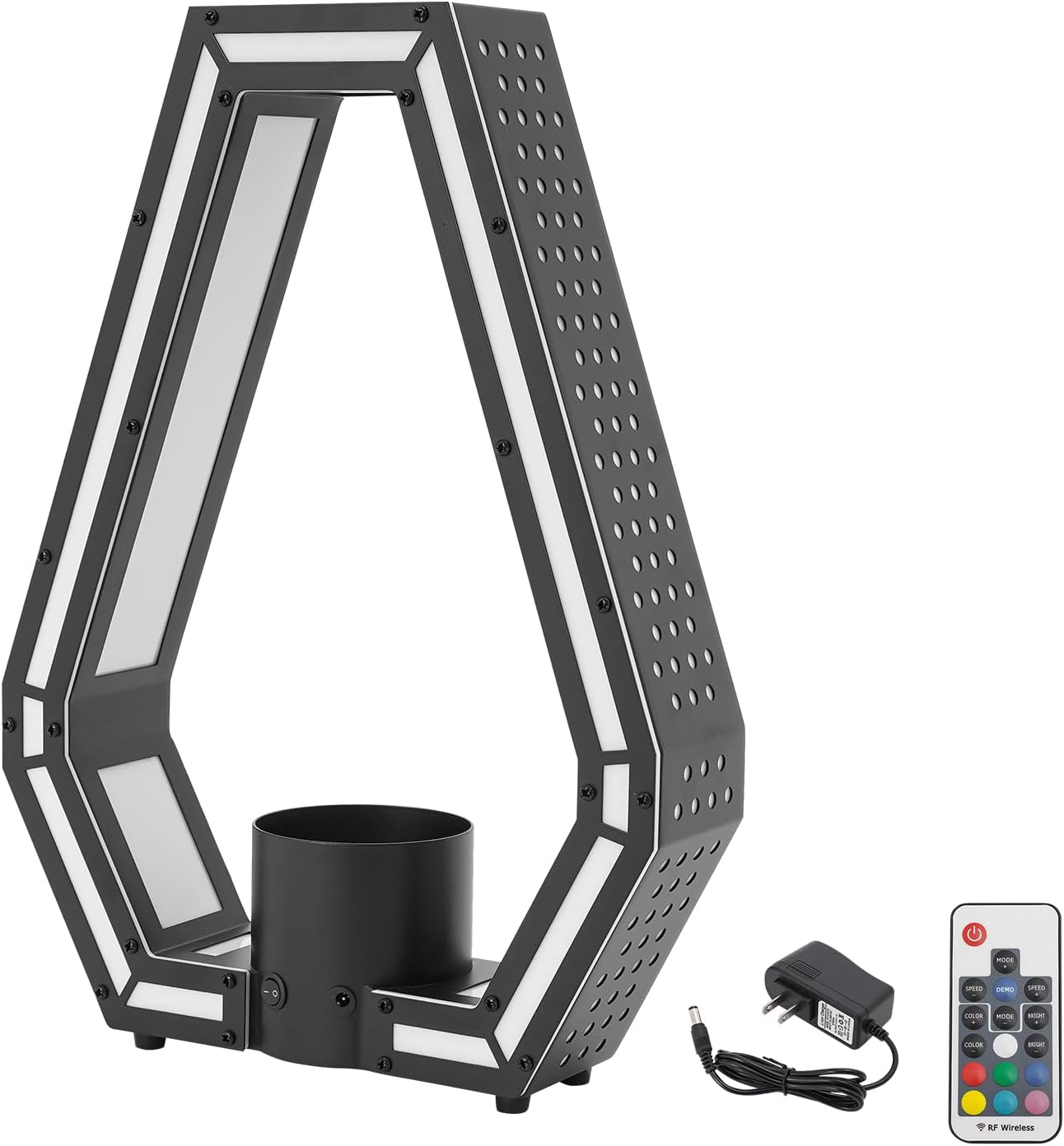 7 Colors Adjustable LED Liquor Display Shelf, Acrylic Glowing Champagne Bottle Display Stands for Home Bar, Nightclub, Party Decor