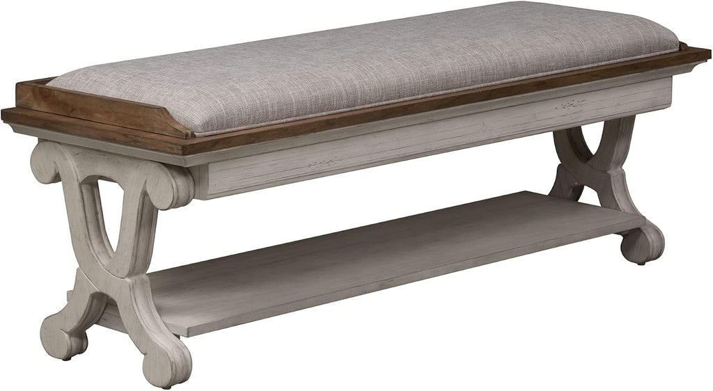 LIBERTY FURNITURE INDUSTRIES, INC. Farmhouse Reimagined Bed Bench