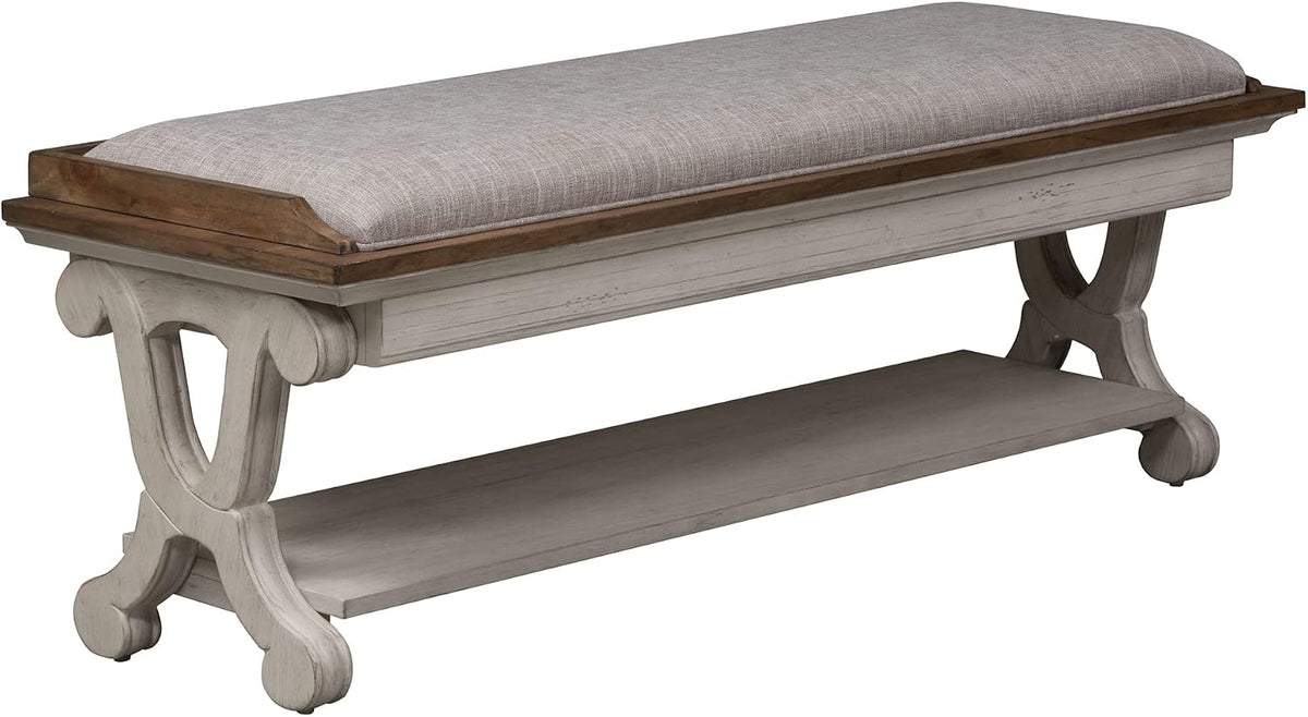 LIBERTY FURNITURE INDUSTRIES, INC. Farmhouse Reimagined Bed Bench