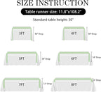 10 Pack Sage Green Satin Table Runner 12x108 Inches Long, Bright Silky Smooth Satin Table Runner Table Decor for Wedding Banquet Christmas Prom Event Birthday Party