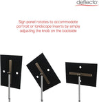 Deflecto 165242 A4 Bevelled Edge Floor Standing Sign Holder