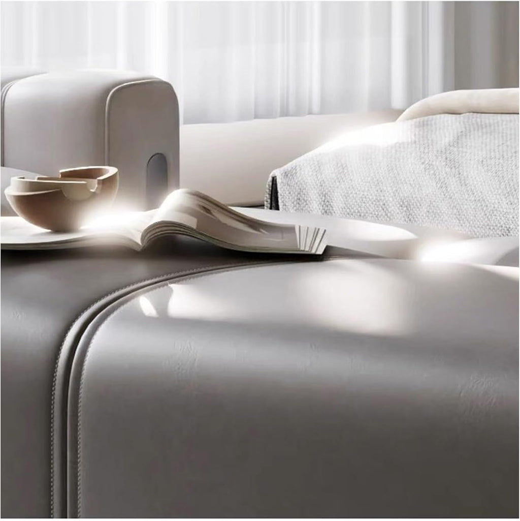 Modern Entryway Bench, Bedroom, Upholstered End of Bed, Soft Indoor, Solid Wood for Foyer Entryway(Gris,180 * 45 * 42 cm)