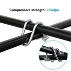 20 PCS Conduit Cross-Connector Vertical Pipe Clip for 3/4" EMT Electrical Pipe(OD 0.922"), Also Fits 1" Round Tube, Crossover Clamp for Greenhouse, Fence