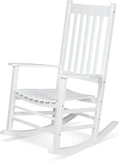 Shine Company 4332WT Vermont Porch Rocker, White (2nd Gen)