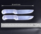 JIC Gem Selenite Crystal Knife White Crystals and Healing Stones for Cutting Etheric Cords 1pc 7.8-10 Inch