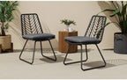Saiveina Deja Chair,2PCS with 2 Cushions,Gray