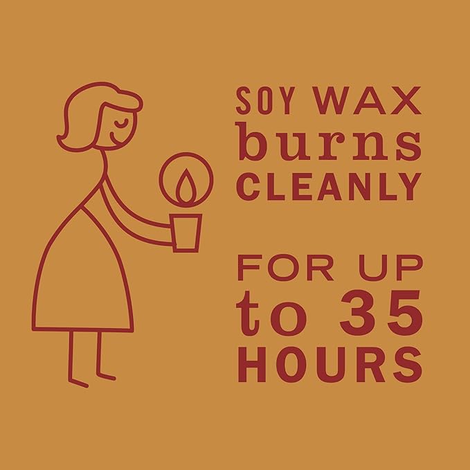 MRS. MEYER'S CLEAN DAY Soy Aromatherapy Candle, 35 Hour Burn Time, Made with Soy Wax and Essential Oils, Limited Edition Apple Cider, 7.2 oz - Pack of 2
