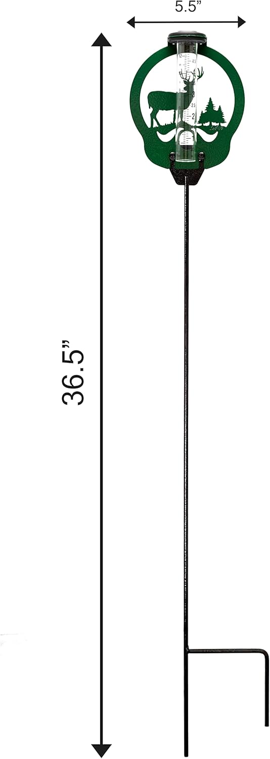 SWEN Products Deer Rain Gauge