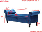 Multifunctional Storage Bench, Rectangular Sofa Stool, Shoe Bench for Entryway Living Room