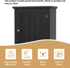 Merax 67.3" Pantry Cabinet with Three Doors & One Drawer, Adjustable Shelves Storage Cupboard for Kitchen/Dining Room/Bathroom, Black