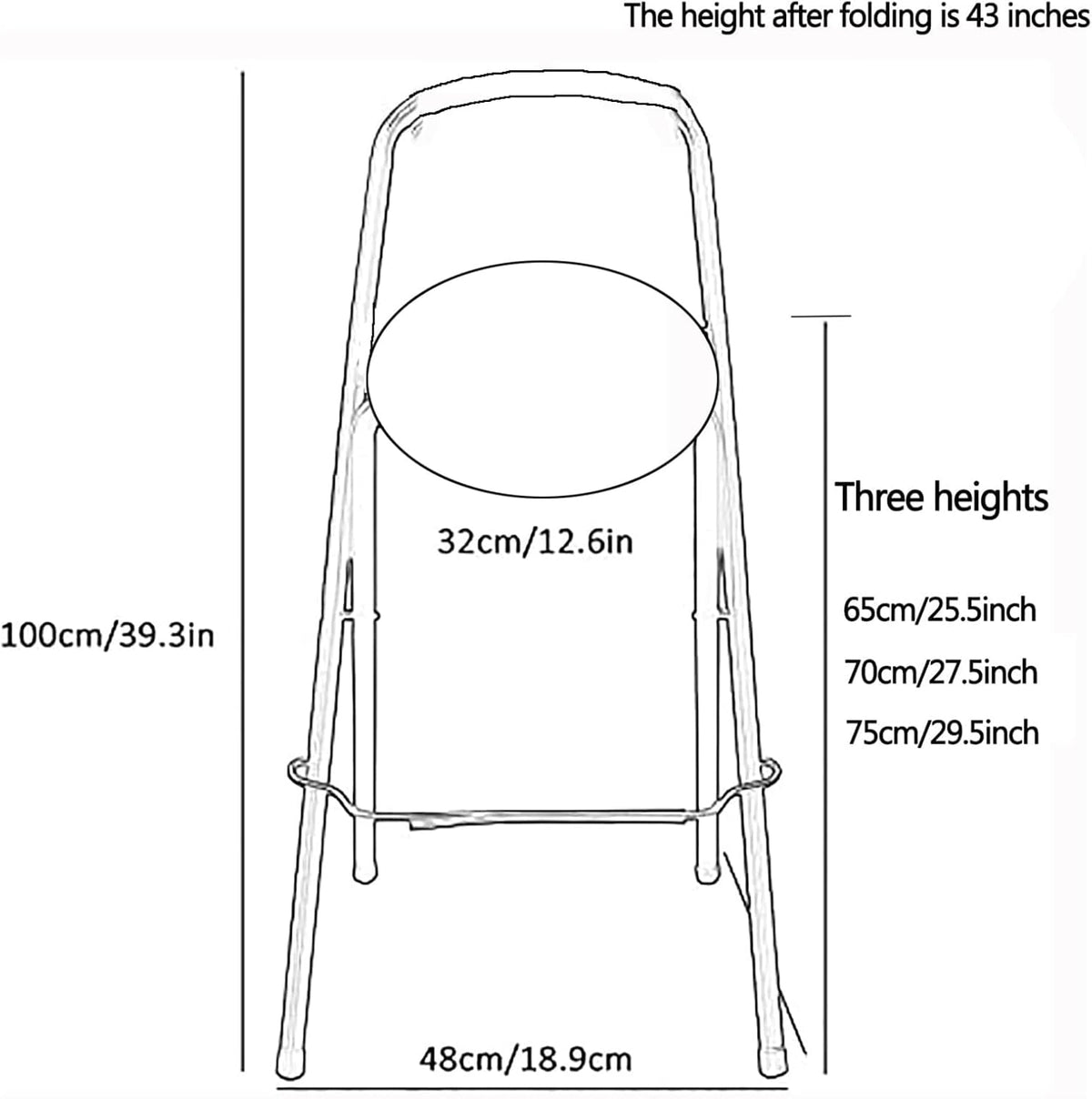 QQXX Folding Bar Stool with Footrest,Leather Padded Folding Kitchen Stool,Portable Counter Height Foldable Stool Tall Bar Stools for Outdoor Kitchen Shop Cafe(2 Pc, White Seat Height 29.5")