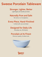 Sweese Porcelain Small Bowls 4 oz Set of 6 - Assorted Colors for Dipping, Snack, Sauce, Side Dishes - Microwave Dishwasher Safe
