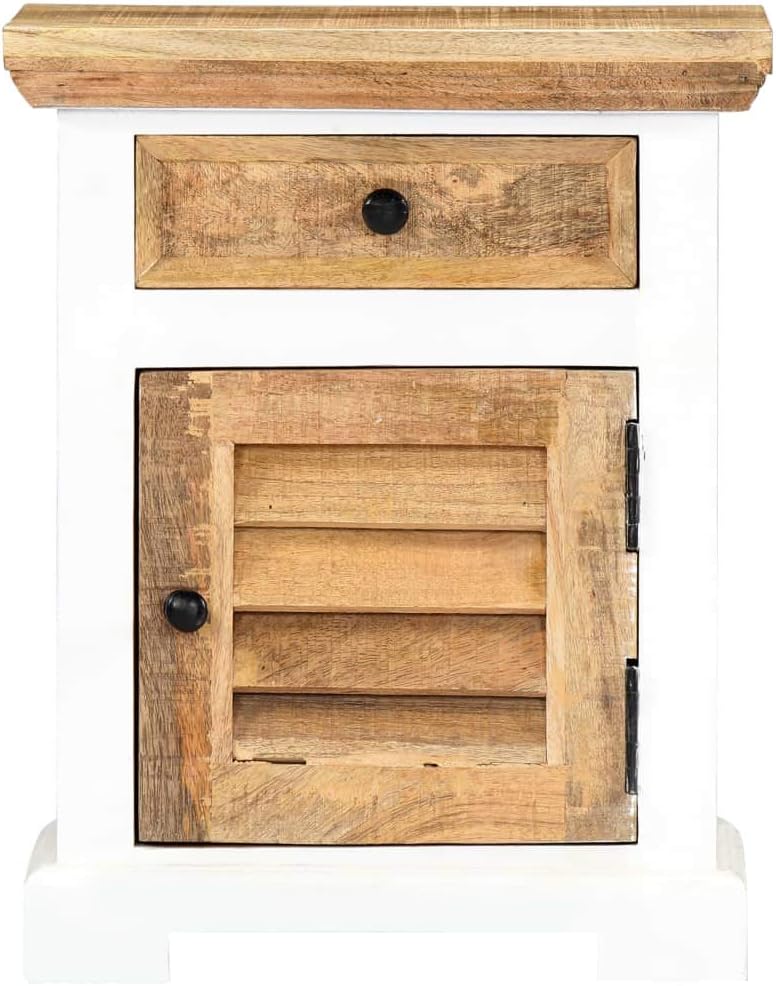 43.3 Inch Long Console Table with Drawer, 13.8 Inch Wide Hallway Table in Solid Mango Wood, 29.5 High Entryway for Living Room Storage