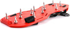 QWORK Gunite Spiked Shoes With 3/4” Short Spikes Perfect For Epoxy Floor, Overlays, Cover Installation, Green Color (Pair)