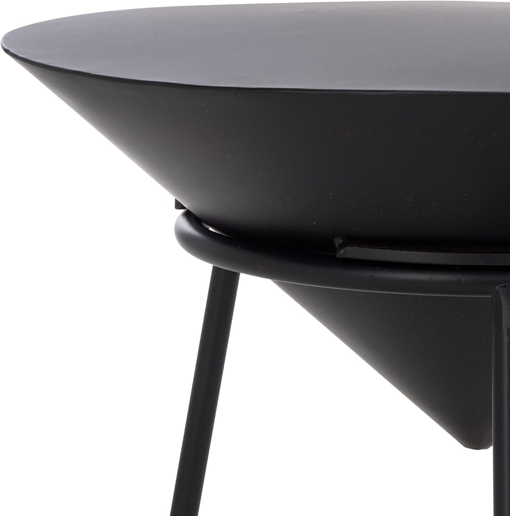 SAFAVIEH Home Collection - Apuline Modern Black Side Table with Tripod Legs (ACC5513A)