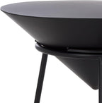 SAFAVIEH Home Collection - Apuline Modern Black Side Table with Tripod Legs (ACC5513A)