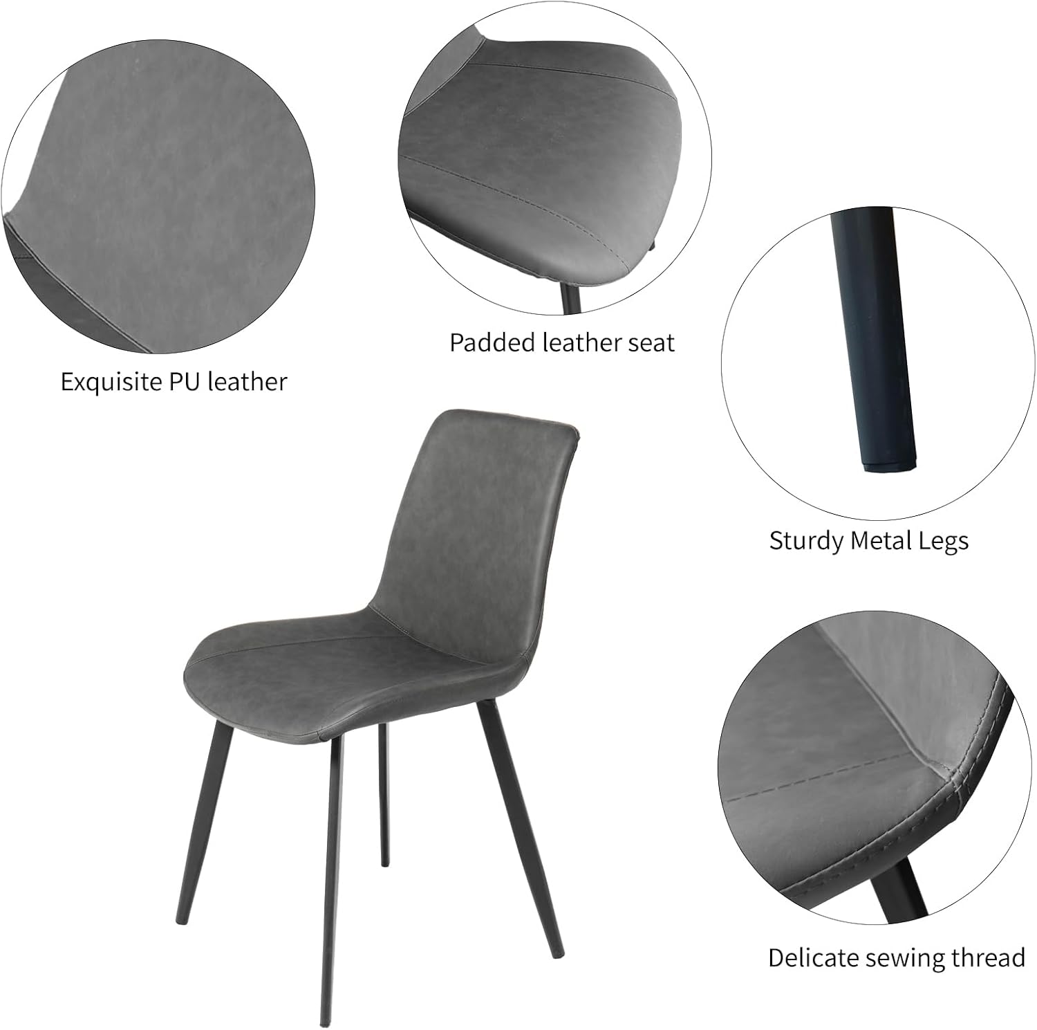 Zerifevni 70.87" Large Extendable Dining Kitchen Table with 6 Chairs | Compact Table with Removable Leaf, Modern MDF Wood Grain Table for Small Space Apartment, Easy Assembly