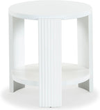 SAFAVIEH Couture Collection Liabella White Round Accent Table