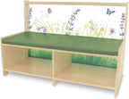 Whitney Brothers Nature View Straight Sofa, Natural UV, 17"L x 36"W x 24.25"H (WB0507)