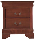 Elegant Traditional Cherry Nightstand,for Small Spaces