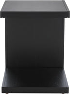 SAFAVIEH Couture Collection - Tawney Black Accent Table, C-Shaped Side Table, Modern Minimalist Design (SFV1317A)