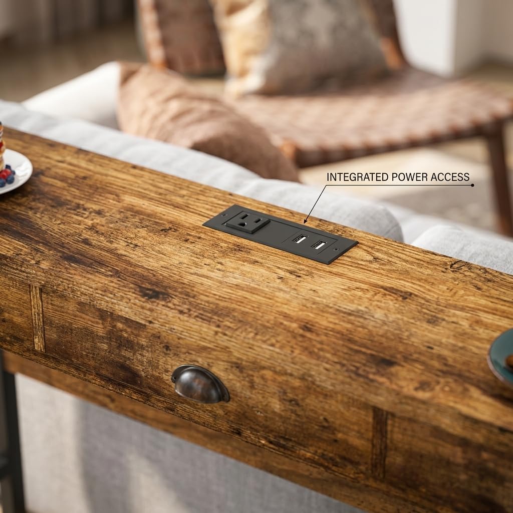 Dining Table with Built in Power Outlets Long Kitchen Island
