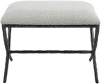 Uttermost Brisby - Small Bench-19 Inches Tall and 24 Inches Wide
